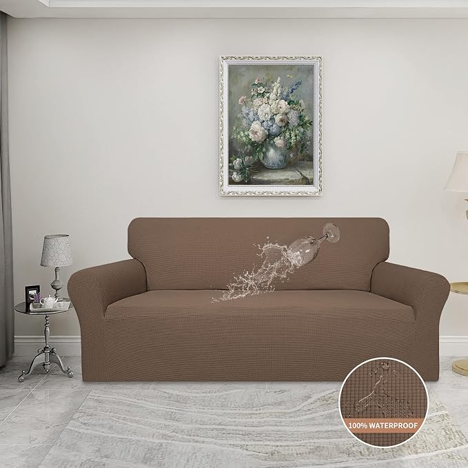 Easy-Going 100% Waterproof Couch Cover, 3 Cushion Oversized Sofa Cover | - Image 2