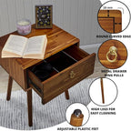 Bme Caden Solid Wood Nightstand/Side Table/End Table, Fully Assembled, - Image 3