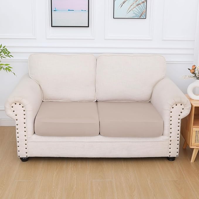 Milk Silk Couch Cushion Covers, Sofa Covers - Image 7