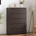 Jocoevol Modern Brown 5 Drawer Dresser by JOCOEVOL