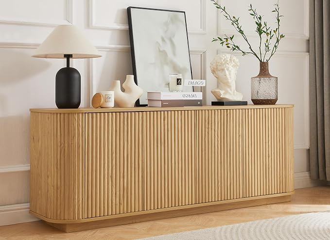 LKTART 64" Sideboard Buffet Cabinet by LKTART
