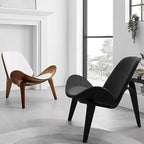 OAKHAM Comfy Shell Chair, Mid Century Modern Accent Chair - Image 6