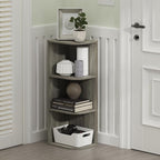 Furinno PASIR Book Shelf, 3-Tier Corner Bookshelf - Image 2