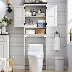 ACCOHOHO Over The Toilet Storage Cabinet, Farmhouse Bathroom Cabinet - Image 3