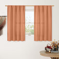 Short Linen Curtains 45 Inches Long by LAMIT