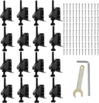 16 Pcak Adjustable Leveling Feet, Heavy Duty Furniture Levelers, Adjustable by Unknown