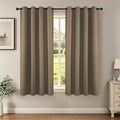 Joydeco Blackout Curtains 63 Inch Length 2 Panels Set, Thermal Insulated Long by JOYDECO