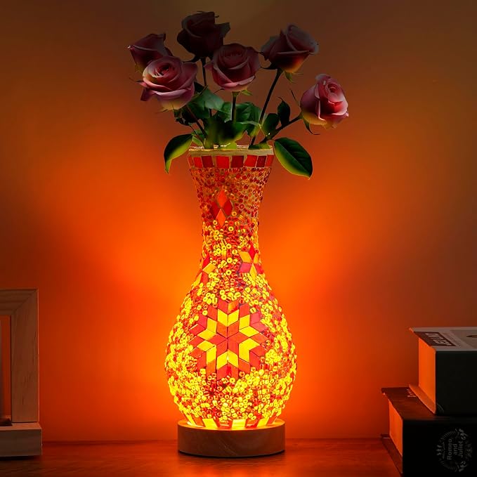 Turkish Mosaic Table Lamp for Living Room or Bedroom Decoration by JAITAIK
