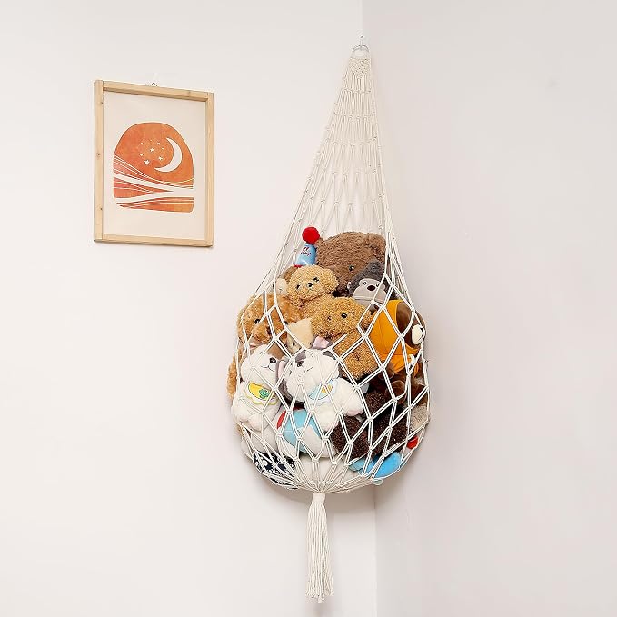 Amdermi Novel Stuffed Animal Hammock Corner Hanging Net - Image 6
