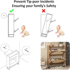 Maupvit Rattan Shoe Storage Cabinet - Image 4