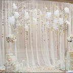 Chyhomenyc Ivory Sheer Scarf Valances - Image 3