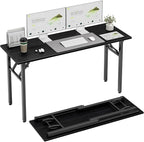 TEMI Long Computer Desk Folding Table by TEMI