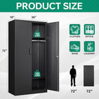 Letaya Metal Wardrobe Cabinets - Image 3