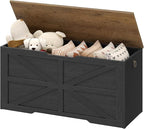 CHOEZON Storage Chest, 39.4" Wooden Storage Trunk, Modern Storage Bench - Image 9