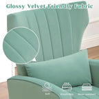 Accent Chairs Set of 2, Upholstered Living Room Chairs, High Back Arm Chairs - Image 7