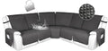 HDCAXKJ 100% Waterproof Reclining Sectional Couch Covers L Shape Recliner Sofa by HDCAXKJ