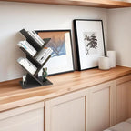 Godferyxin Book Tree Bookshelf, 5-Tier Wood Bookshelf Tree Bookcase - Image 3
