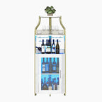 GarveeHome Corner Bar Wine Cabinet - Image 8