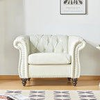 QHITTY 2 Piece Living Room Set, Sectional Chesterfield Sofa Chair Contemporary - Image 7