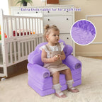 MOONBEEKI Toddler Chair Comfy，Foldable Princess Couch - Image 4