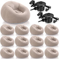 Realspring 6 9 12 Pcs Inflatable Bean Bag Chairs by Realspring