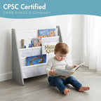 Humble Crew Kids Bookshelf, 4-Tier Front-Facing Book Display Organizer - Image 5