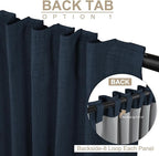 Linen Textured Total Blackout Curtains - Image 3