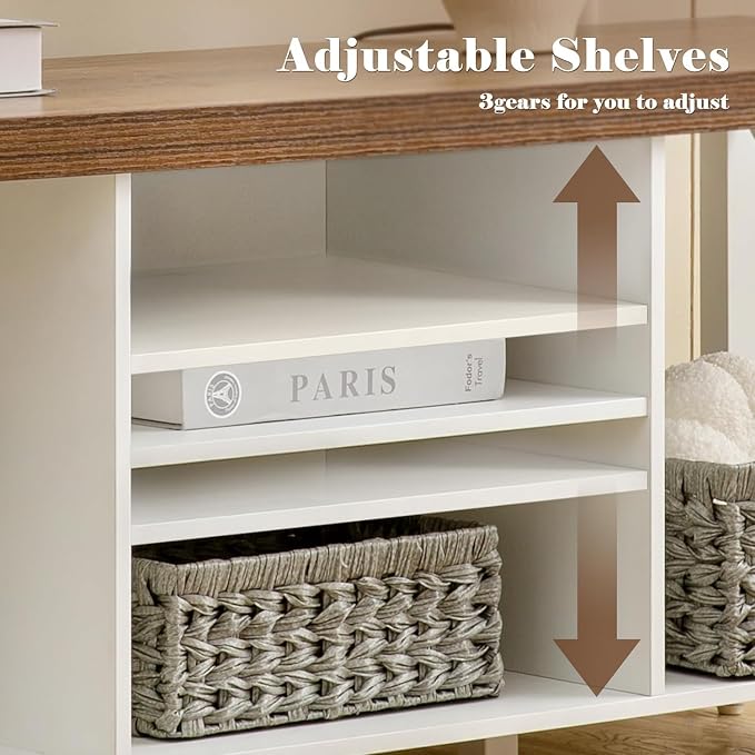 GAZHOME TV Stand for TV up to 65 Inches, TV Cabinet - Image 4