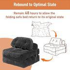 Folding Sofa Bed, Convertible Sleeper Chair - Image 9