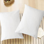 CaliTime Decorative Standard Throw Pillow Covers 26 X 20 Inches True White | - Image 5