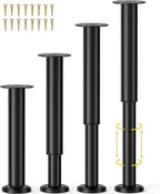 Wlrrcwdttc 4 Pcs Adjustable Bed Center Support Legs 10-17 inch by Wlrrcwdttc