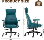 E-Motie Office Chair, Leather Desk Chair - Image 2