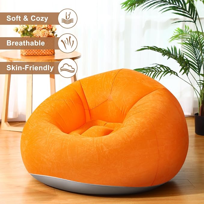 Realspring 6 9 12 Pcs Inflatable Bean Bag Chairs - Image 3