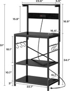 SUPERJARE Kitchen Bakers Rack - Image 8
