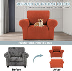 LURKA Stretch Chair Sofa Slipcovers 1 Piece Couch Covers - Image 3