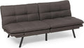 Amazon Basics Futon Sofa Bed, Convertible Memory Foam Sofa Couch by AmazonBasics