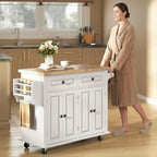 HOMCOM Kitchen Island Cart - Image 8