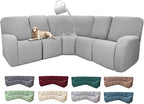 100% Waterproof Sectional Recliner Couch Covers by ROFASVCO