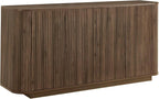 LKTART 64" Buffet Cabinet with Storage, Modern Fluted Accent Sideboard Media - Image 9