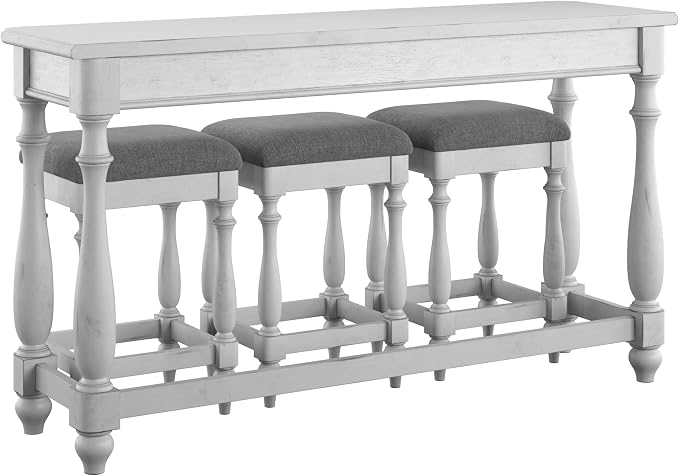 Wallace & Bay Mariano Oyster Shell 64" Wide Sofa Table - Image 6