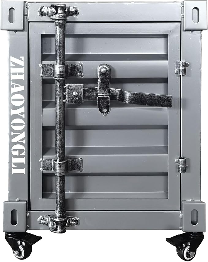 ZHAOYONGLI-End Tables Industrial Nightstand Table, New by ZHAOYONGLI-EndTables