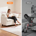 Loveseat Sofa Cloud Sofa Couch 50'', Modern Loveseats 2 Seat Couch 27" Deep Seat - Image 5