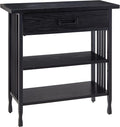 Leick Home Ironcraft Bookshelf, Solid Wood, 1 Drawer, 2 Shelves, Slatted Sides by LeickFurniture