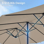 SUPERJARE 13FT Outdoor Patio Umbrella - Image 7