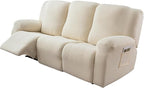 Genina Recliner Sofa Cover Stretch Couch Covers, Sofa Slipcover - Image 8