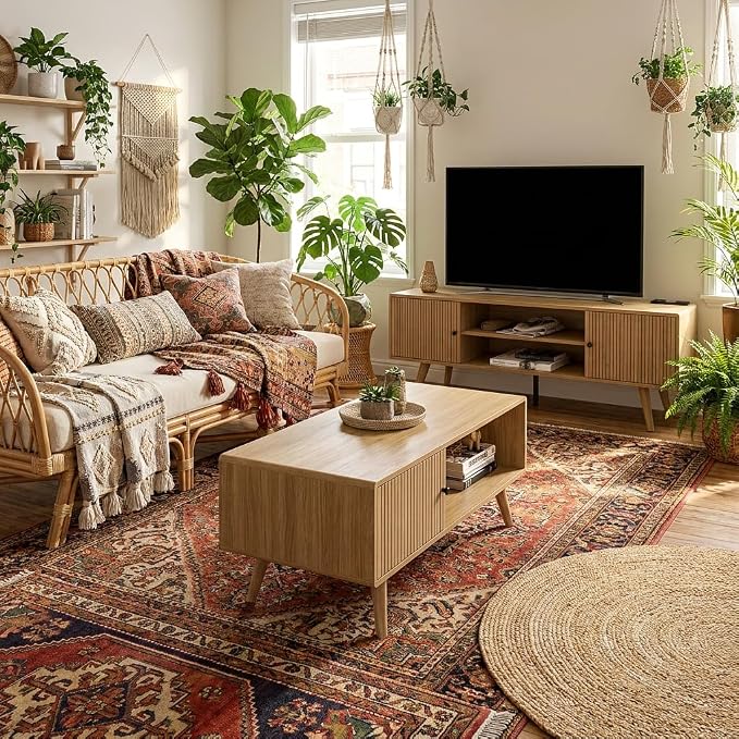 Manora Mid Century Modern Coffee Table - Image 3