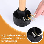 Adjustable Bed Risers Furniture Risers-4 Pack - Image 4
