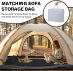 Tiita Folding Sofa Bed Chair, 4-Fold Convertible Sleeper Chair - Image 8