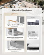 Aluminum Outdoor Patio Furniture Set - Image 2