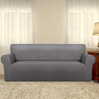 PureFit Stretch Couch Covers for Sofa Large Sofa Slipcovers Light Gray | - Image 2